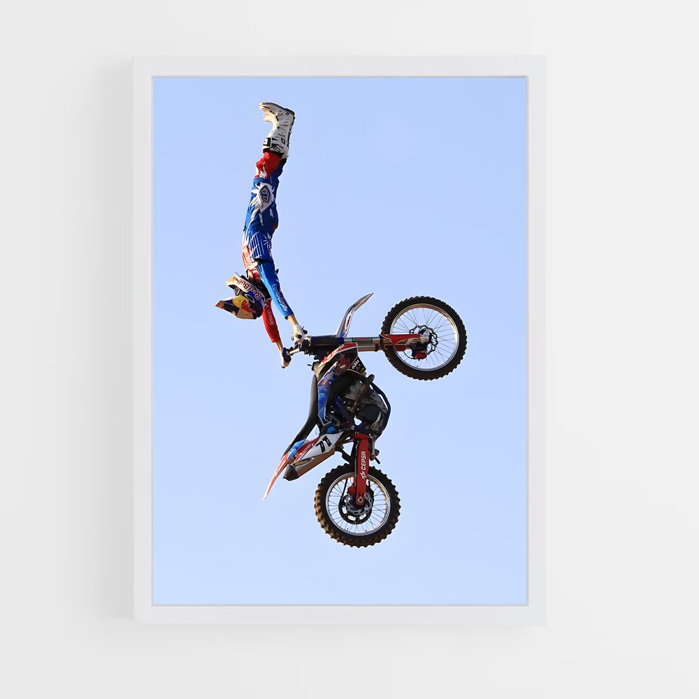 Poster Freestyle Moto – affiche Motocross freestyle (vue 3)